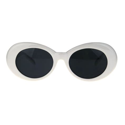 white rimmed round sunglasses|white rimmed sunglasses for women.